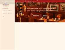 Tablet Screenshot of piya-buffet.de